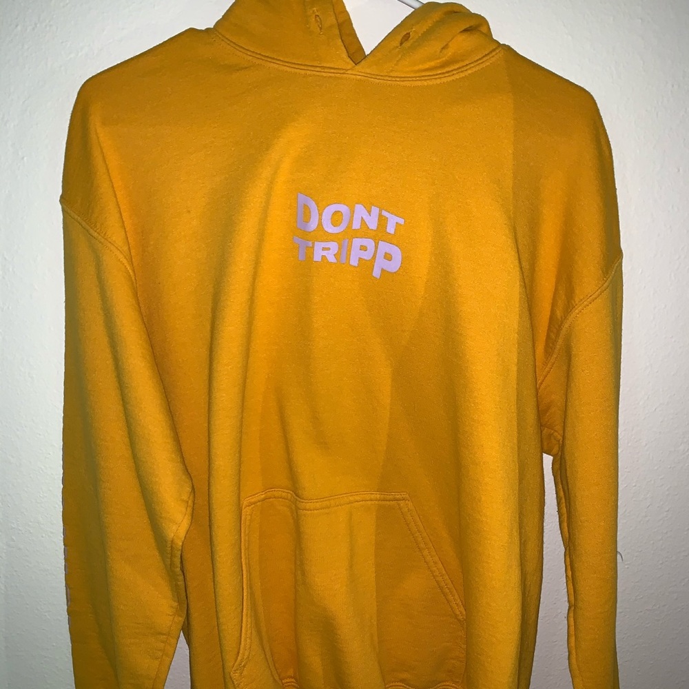 Zumiez yellow sweatshirt.